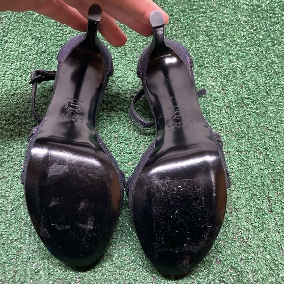 Stuart Weitzman Black and Purple Heels women’s size 6 (OKPM-07-067) - Picture 12 of 13